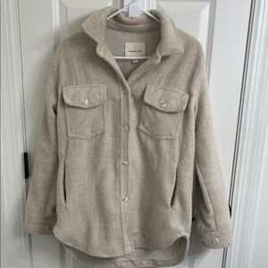 Thread & Supply Beige Utility Jacket